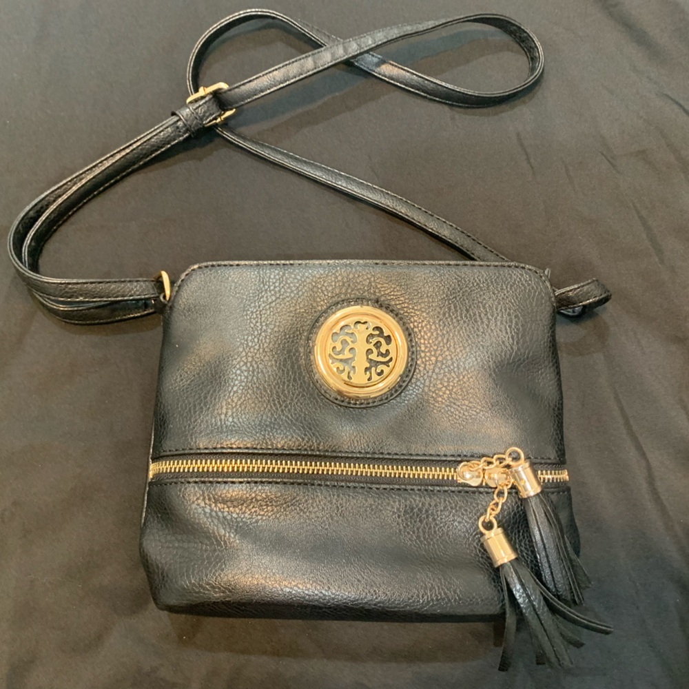 Black crossbody bag